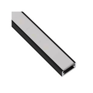 Profil LED DESIGN LIGHT LINE MINI 2m czarny + klosz mleczny