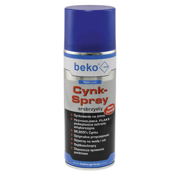 Cynk w sprayu BEKO TecLine Zink matowy 400 ml - Meblownia.pl