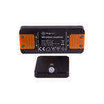 Bezprzewodowy zestaw do szaf DESIGN LIGHT Deli2 PIR czarny - Meblownia.pl