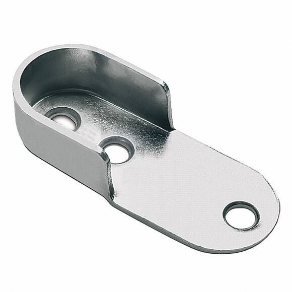 Rozeta - końcówka mocująca owalna GTV chrom - Meblownia.pl