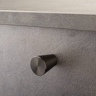 Gałka meblowa TULIP CONIC czarny mat