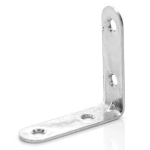 Kątownik montażowy STRONG 50 mm biały ocynk