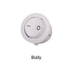 Włącznik kołyskowy DESIGN LIGHT W11 biały