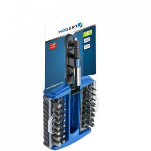 Zestaw końcówek wkrętakowych HOGERT - zestaw 33 sztuk HT1S402