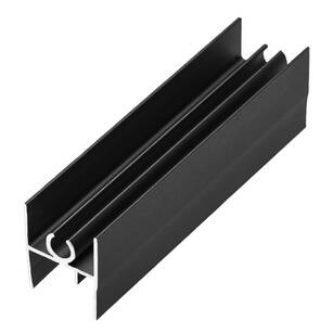 Listwa górna GTV 18/4mm L-2,9m czarna