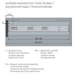Prowadnica kulkowa GTV VERSALITE+ H-45 600 mm L+P - Meblownia.pl