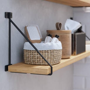 Podpórka pod półkę GTV Bar 21x17 czarna