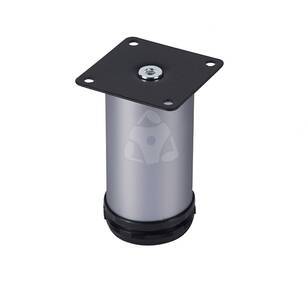 Nóżka meblowa okrągła 272C H-100 aluminium