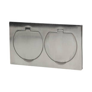 Hermetyczne podwójne gniazdo ORNO inox OR-AE-1398