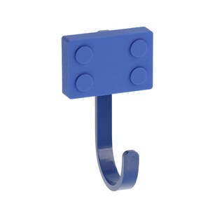 Wieszak dziecięcy GTV BLOCK klocek lego - niebieski