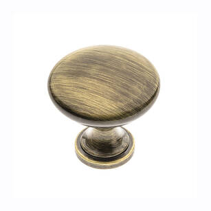 Gałka meblowa GTV TERNI antyczny mosiądz szczotkowany