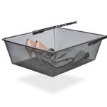 Kosz wysuwany MESH 500 antracyt - Meblownia.pl
