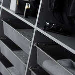 Kosz wysuwany MESH 500 antracyt - Meblownia.pl