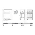 Kosz cargo HAFELE MATRIX S35 30 chrom - mocowanie dolne - Meblownia.pl