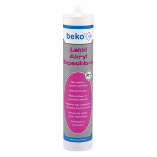 Lekki akryl szpachlowy BEKO biały 310 ml