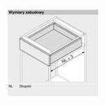  Prowadnica BLUM TANDEM TIP-ON 450 mm płyta 17-19 mm pełny wysuw 560F4500C - Meblownia.pl