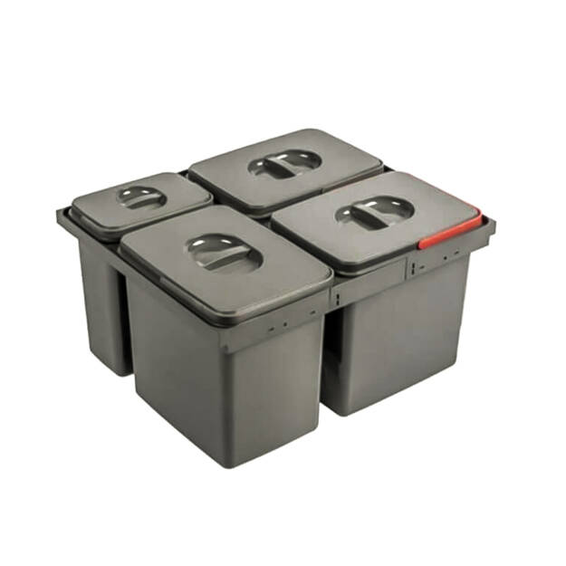 Kosz do segregacji śmieci GTV MULTINO NEW 600 PB-93004162601 - Meblownia.pl
