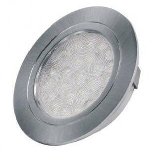 Oprawa LED OVAL wpuszczana inox barwa BC 2W