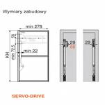  Podnośnik BLUM AVENTOS HF słaby 20F2200.05 L+P - Meblownia.pl
