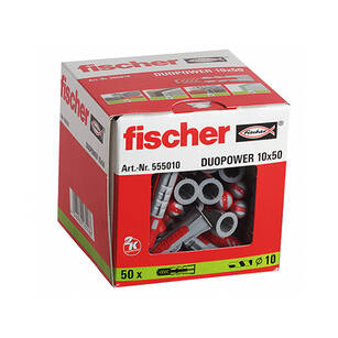 Kołek DUOPOWER Fischer 10x50 - 50 sztuk (555010)