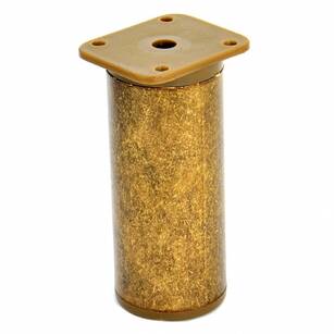 Nóżka meblowa okrągła N5-100 fi-40 mosiądz patynowany