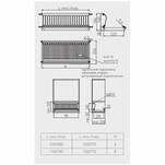 Ociekarka jednopoziomowa GTV OC-A0680-06 inox do szafki 80 cm - Meblownia.pl