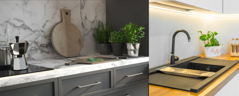 Blat kuchenny z zlewem